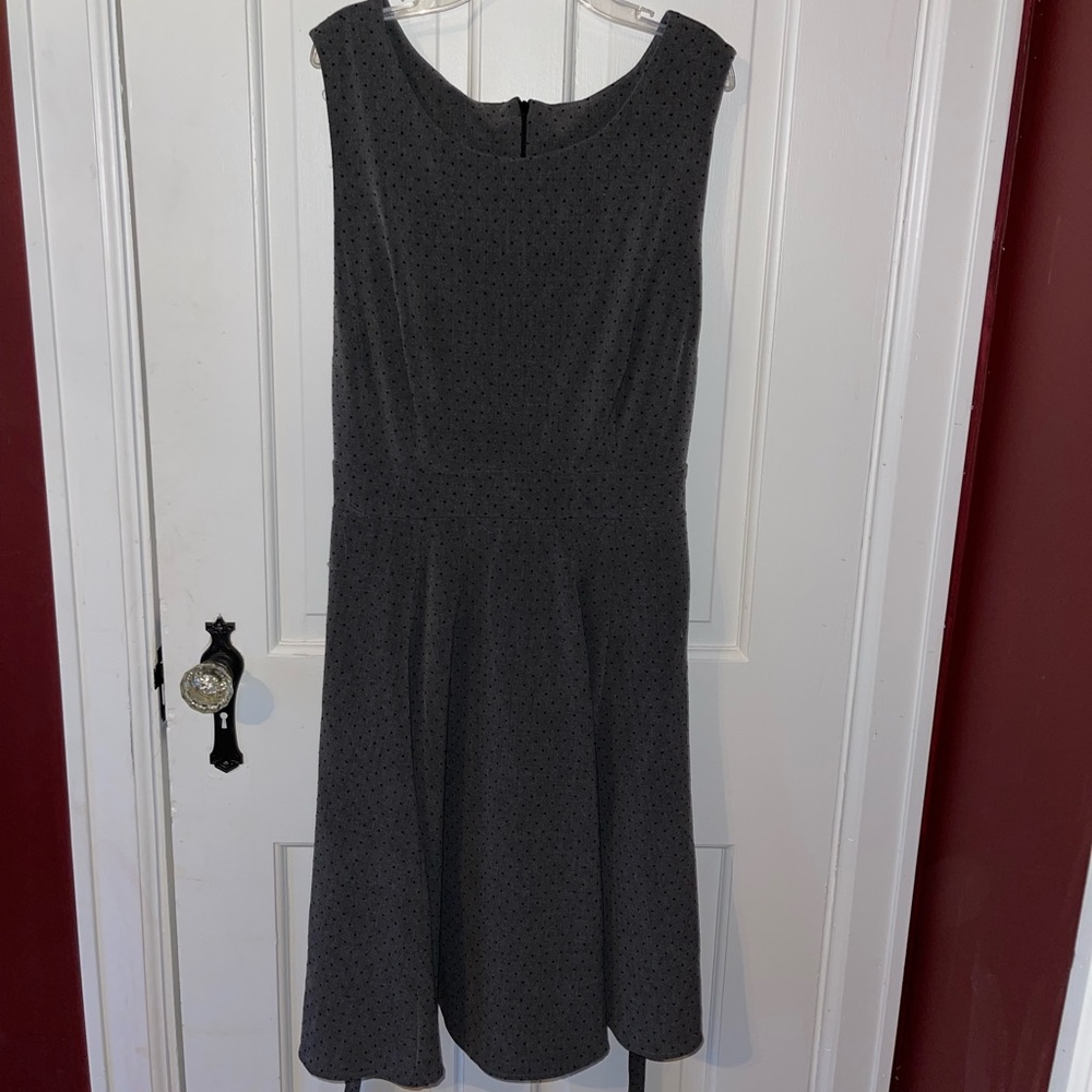 Polka dot dress.